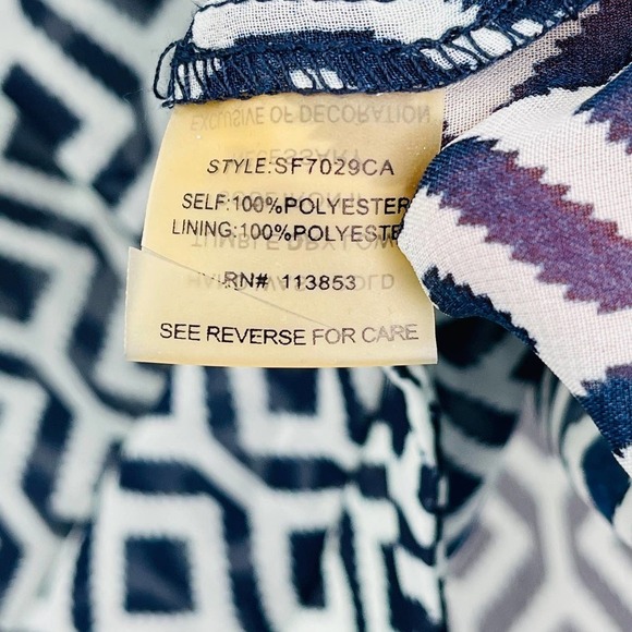 41 Hawthorn tunic button stud v-neck blouse - Picture 7 of 9